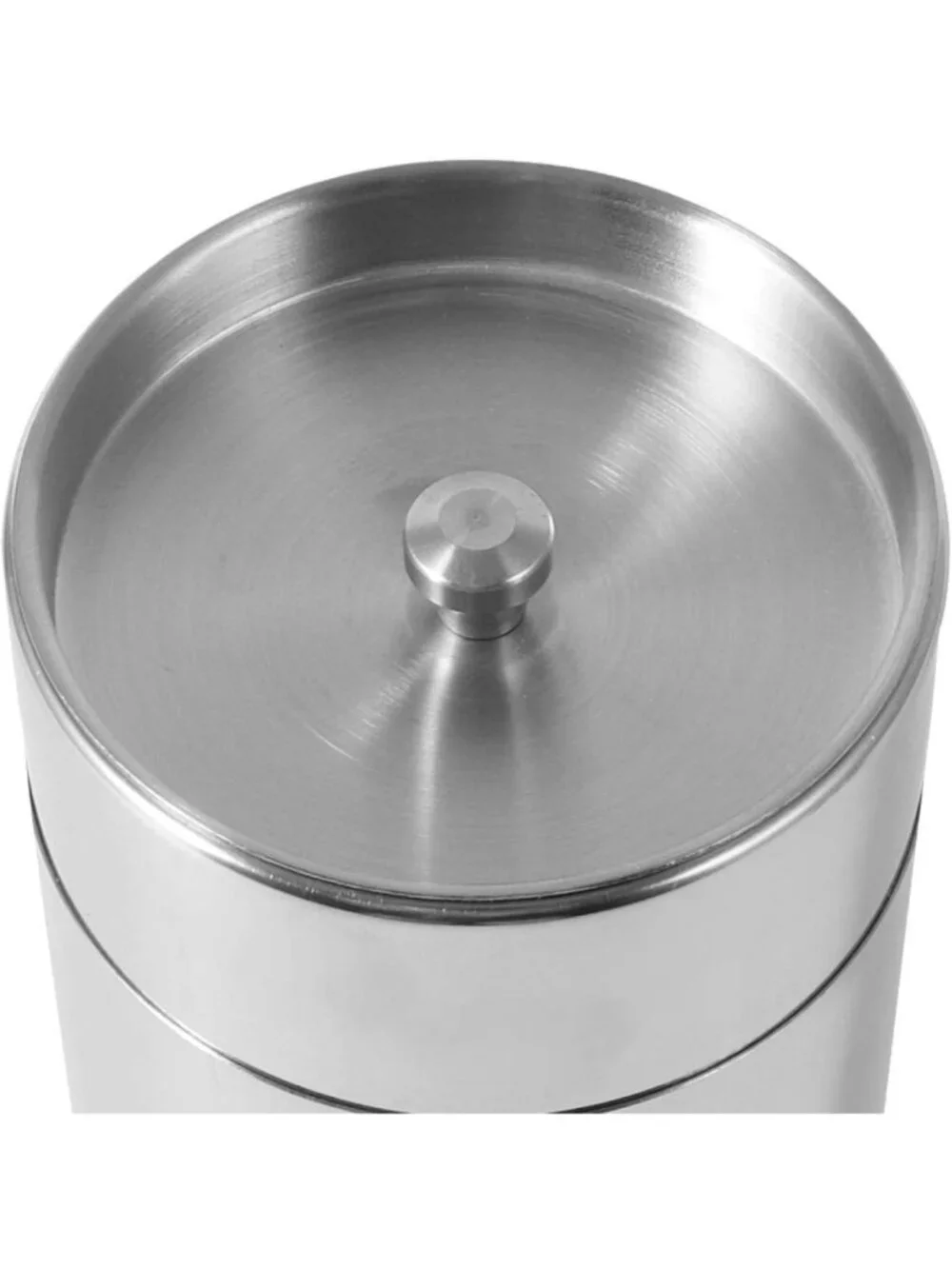 Airtight Double Seal Stainless Steel Tea Canister for Loose Tea, Coffee & Spices